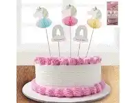 Cake Toppers - Picks, Unicorn 12 pk