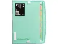 Officeworks Colourhide Zip It Expanding File Biscay Green offer