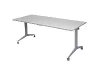 Officeworks Rapidline Flip Top Trestle Table 1500 x 750mm Grey offer