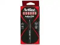 Officeworks Artline 200 Fineliner Red 12 Pack offer