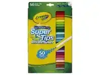 Officeworks Crayola SuperTips Markers 50 Pack offer