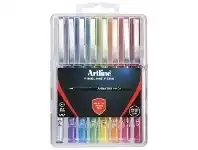 Officeworks Artline 200 Fineliner Pens Assorted Brights 8 Pack offer