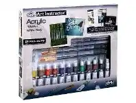 Officeworks Royal & Langnickel Art Instructor Acrylic Paint Set offer