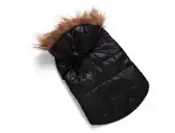 BIG W Tails Pet Puffer Jacket with Faux Trim Hoodie 30cm offer