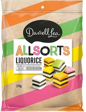 BIG W Darrell Lea Liquorice Allsorts 270g offer
