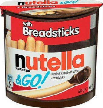 BIG W Nutella & Go Hazelnut Chocolate Spread with Breadsticks 48g offer