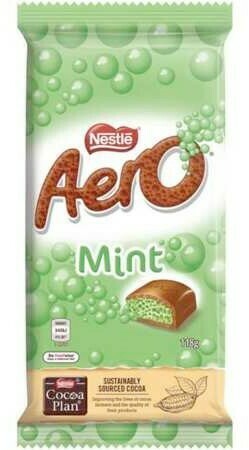 BIG W Nestle Aero Peppermint Chocolate Block 118g offer