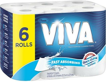 BIG W Viva 6-Pack Paper Towels offer