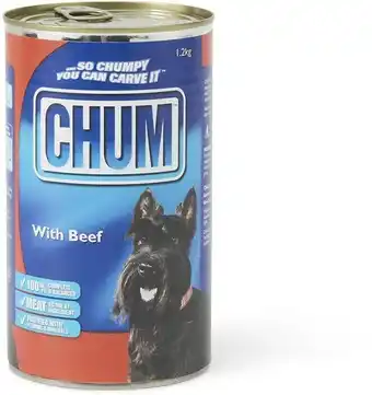 BIG W Chum Adult Dog Food 12 x 1.2kg - Beef offer