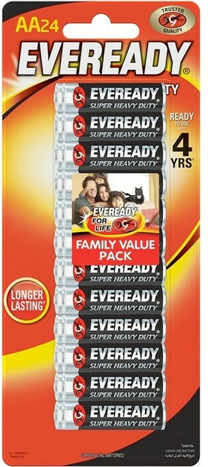 Eveready 24-Pack SHD AA Batteries