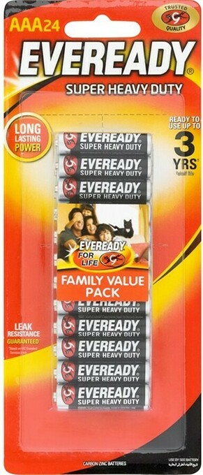 BIG W Eveready 24-Pack SHD AAA Batteries offer