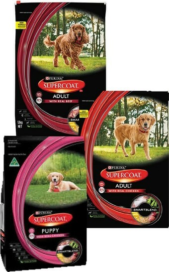 BIG W Supercoat Dry Dog Food Varieties 12kg offer