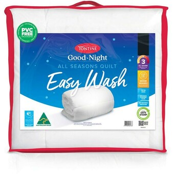 BIG W Tontine Good-Night Easy Wash Quilt offer