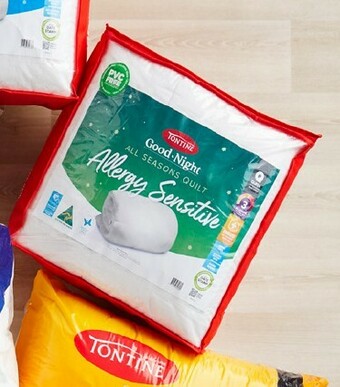 BIG W Tontine Good-Night Allergy Sensitive Quilt offer