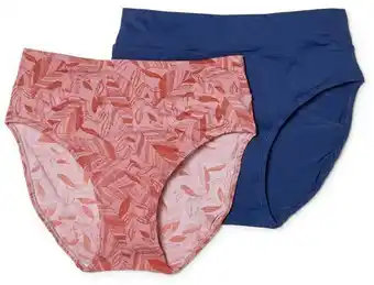BIG W Underworks 2-Pack Smooth Lines Microfibre Hi-Cut Briefs offer