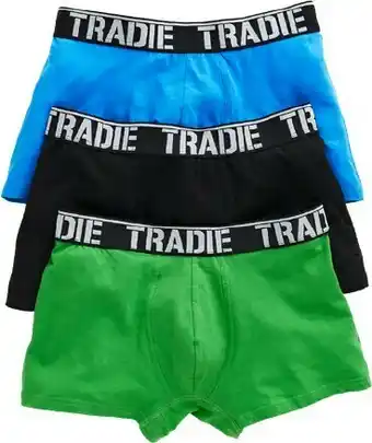 BIG W Tradie 3-Pack Mens Trunks offer
