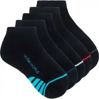 BIG W Underworks Kids 5-Pack Low Cut Sports Socks offer