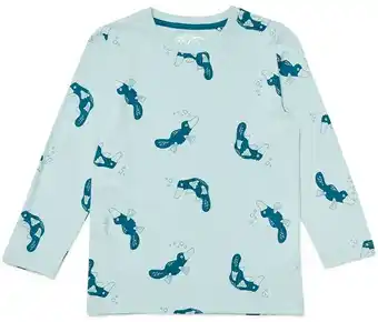 K–D Organic Cotton Tee - Minty Blue