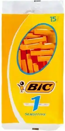 BIG W Bic Sensitive Disposable Razors 15 Pack offer