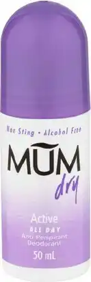 BIG W Mum Dry All Day Antiperspirant Deodorant 50mL - Active offer