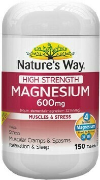 BIG W Nature's Way High Strength Magnesium 150 Tablets offer
