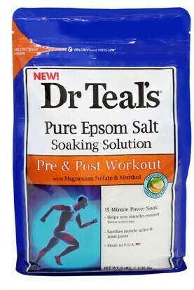 BIG W Dr Teal's Pre & Post Workout Pure Epsom Salt Soaking Solution 1.36kg offer