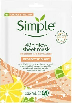 BIG W Simple Kind To Skin Radiance Boosting Sheet Mask 1 Pack 25mL offer