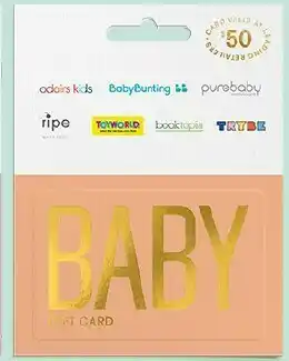 BIG W $50 Gift Card - Baby offer