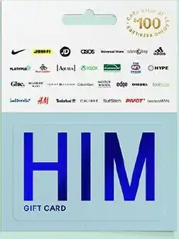 BIG W $100 Gift Card - Him offer