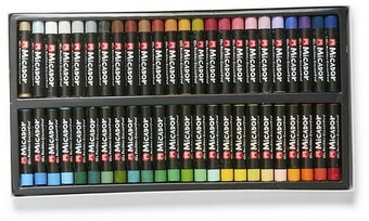 BIG W Micador 48-Pack Large Oil Pastels offer
