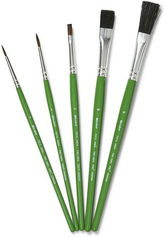 BIG W Micador 5-Pack Craft Brushes offer