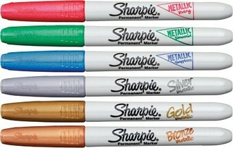 BIG W Sharpie 6-Pack Metallic Permanent Markers offer