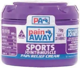 Priceline Pain Away Sports Pain Relief Cream 70g offer