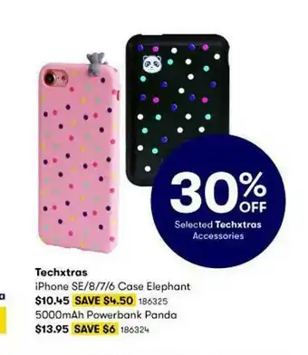 BIG W Techxtras Iphone Se-8-7-6 Case Elephant offer