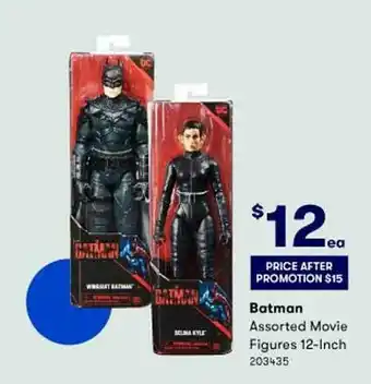 BIG W Batman Assorted Movie Figures 12-inch offer