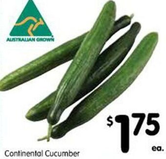 Spar Continental Cucumber offer