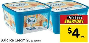 Spar Bulla Ice Cream 2L offer