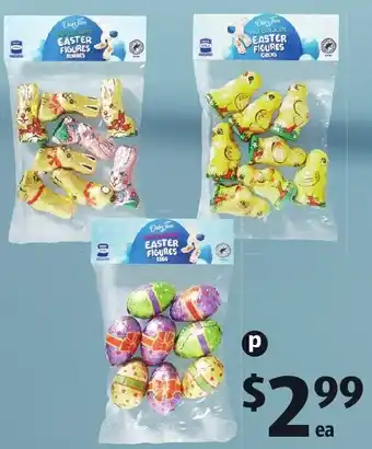 ALDI Dairy Fine Milk Chocolate Easter Figures 100g offer