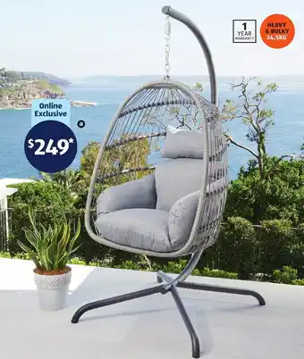 ALDI Rope Design Egg Chair offer