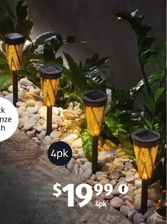 ALDI Solar Path Light 4Pk offer