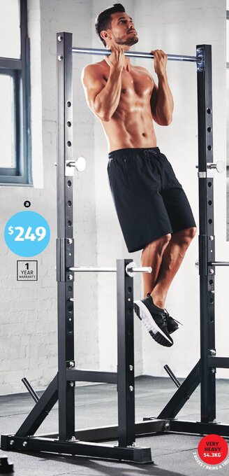 ALDI Pull-Up Squat Rack offer