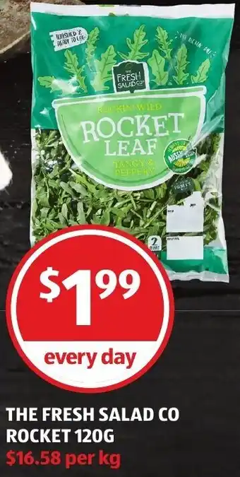 ALDI The Fresh Salad Co Rocket 120g offer
