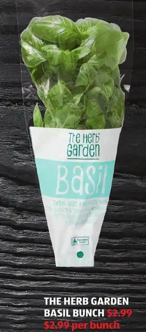 ALDI The Herb Garden Basil Bunch offer