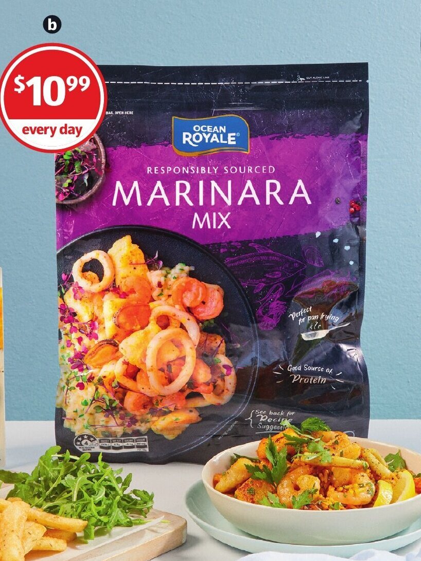 Ocean Royale Marinara Mix 800g offer at ALDI