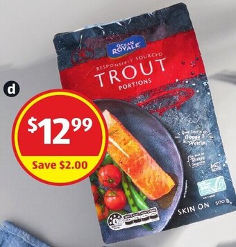 Ocean Royale Ocean Trout Portions 500g