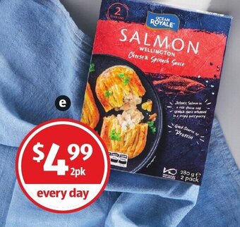 ALDI Ocean Royale Salmon Wellington 2pk/280g offer