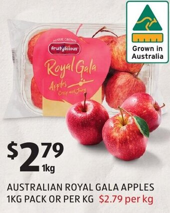 ALDI Australian Royal Gala Apples 1Kg offer