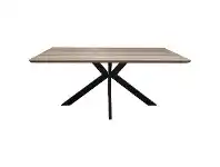 LivingStyles Trew Scratch Resistant Dining Table, 180cm, Sonoma Oak offer