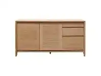 LivingStyles Wilcox Wooden 2 Door 3 Drawer Sideboard, 153cm offer