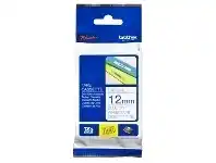 Officeworks Brother TZe-233 Laminated Tape 12mm x 8m Blue on White offer